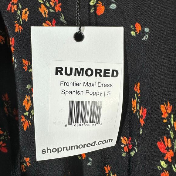 Rumored Frontier Maxi Dress Spanish Poppy Size Small - Picture 5 of 12